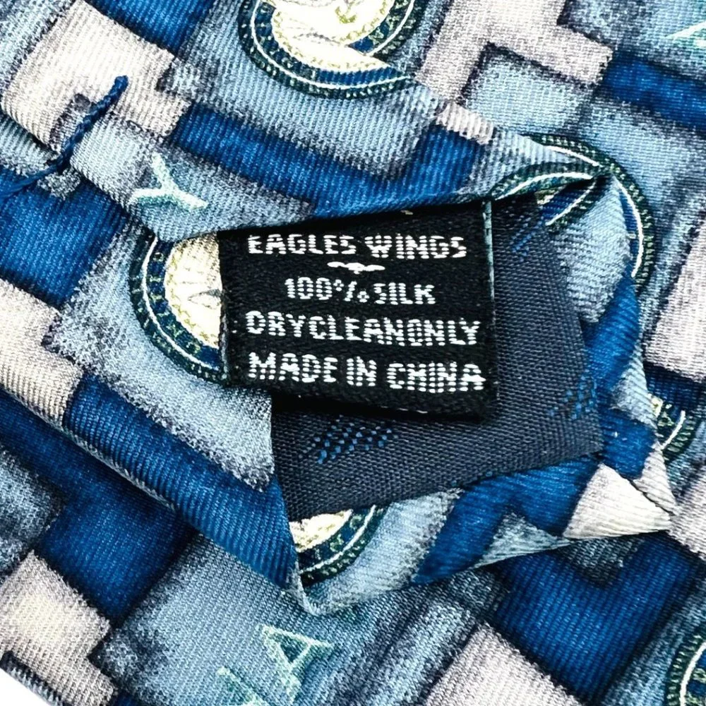 Eagles Wings 100% Silk United States Navy Men's Tie